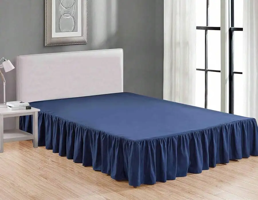 

Wrap Around Solid Microfiber Bed Skirt 14 Inch Drop King
