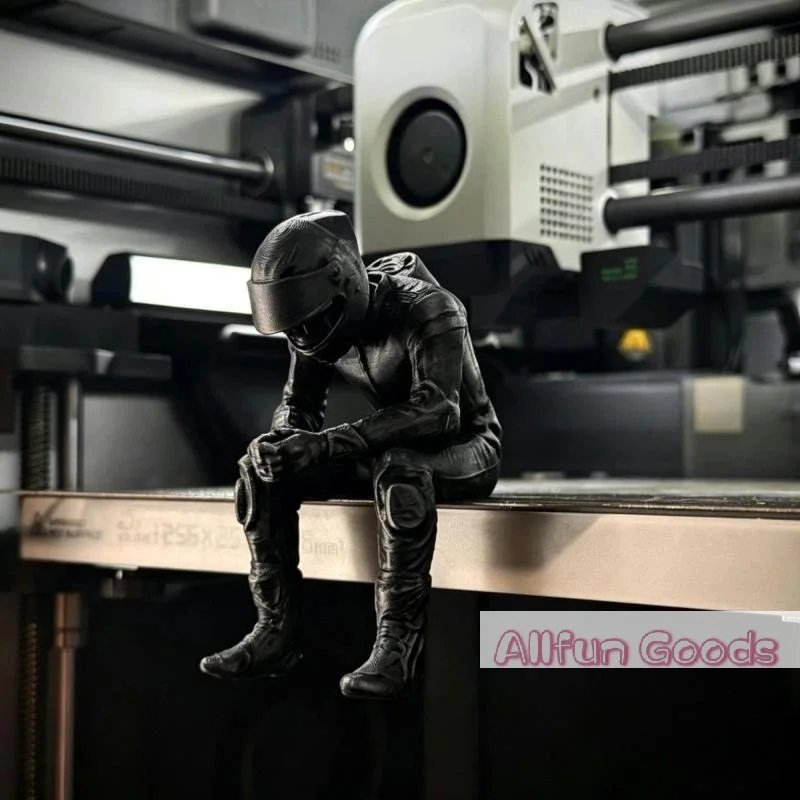[TG835]Creative Racing Style Seated Figurine 3D Printed Miniature Home Desk Ornament For Bedroom Gaming Room Home Decor Gifts