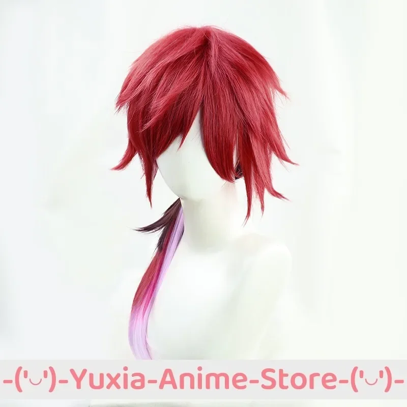 NIJISANJI لورين Iroas VTuber شعر مستعار تأثيري أنيمي لعب الأدوار زي حفلة الدعامة الباروكات الشعر الاصطناعية ألياف مقاومة للحرارة