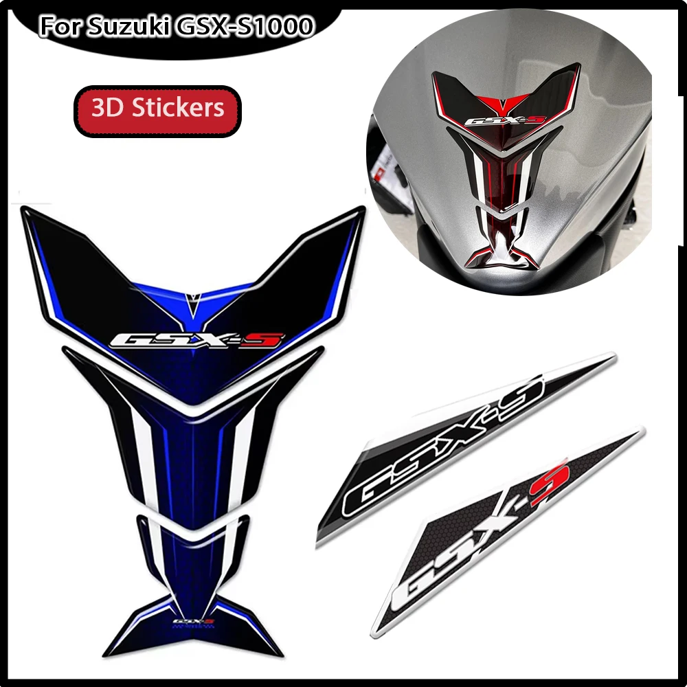 

Motorcycle For Suzuki GSX-S1000 GSXS S 1000 Tank Pad Grips Gas Fuel Knee Fairing Fender Protector Stickers 2018 2019 2020