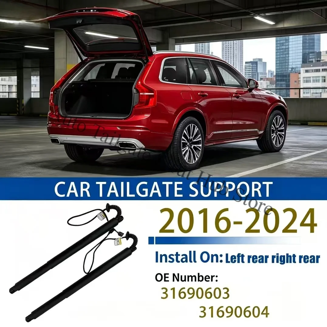 Tailgate Support Rod For 2016-2024 V526 Volvo XC90 Rear Tailgate Strut Electric Support Struts 31690603 31690604 31457610