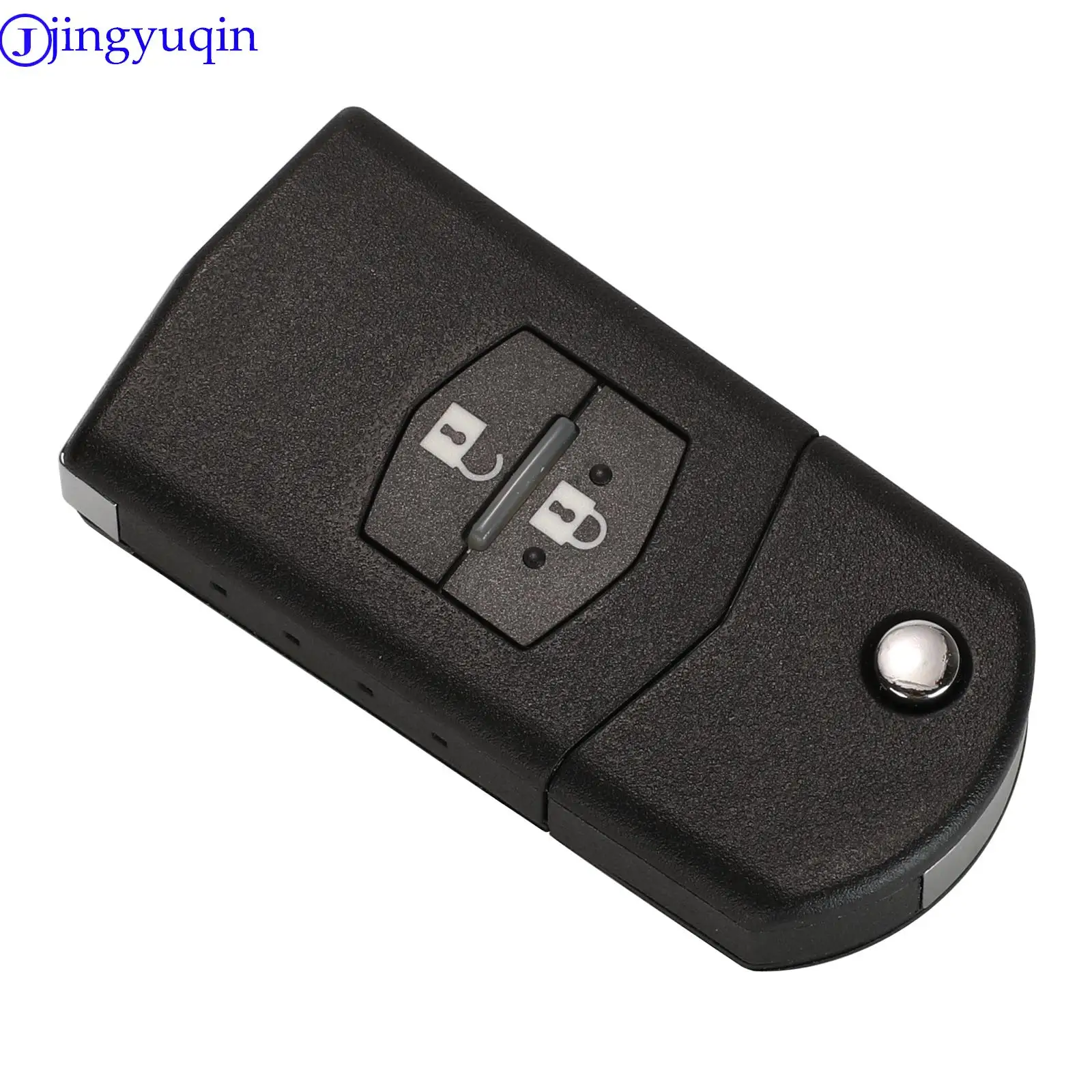 jingyuqin 2 Button Remote Fob Flip Car Key 315Mhz /433Mhz 4D63 For Mazda 3 M3 Axela 6 M6 Atenza 41797 / 41528 41521 41840