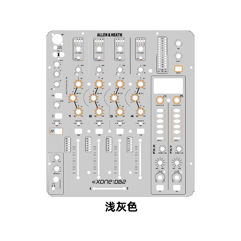 Allen & Heath DB2 Mixer Panel Film, Allen & Heath Colorful Film, Customizable