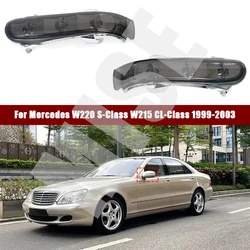For Mercedes W220 S-Class W215 CL-Class 1999-2003 1 Pair Car LED Turn Signal Light Mirror Indicator RearView Mirror Lamps