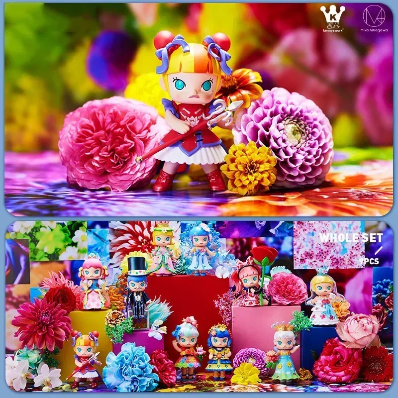 POP MART Molly Mika Ninagawa Flower Dreaming Series Caja Sorpresa Figura Misteriosa - Juguete de Acción Coleccionable Lindo y Sorpresa