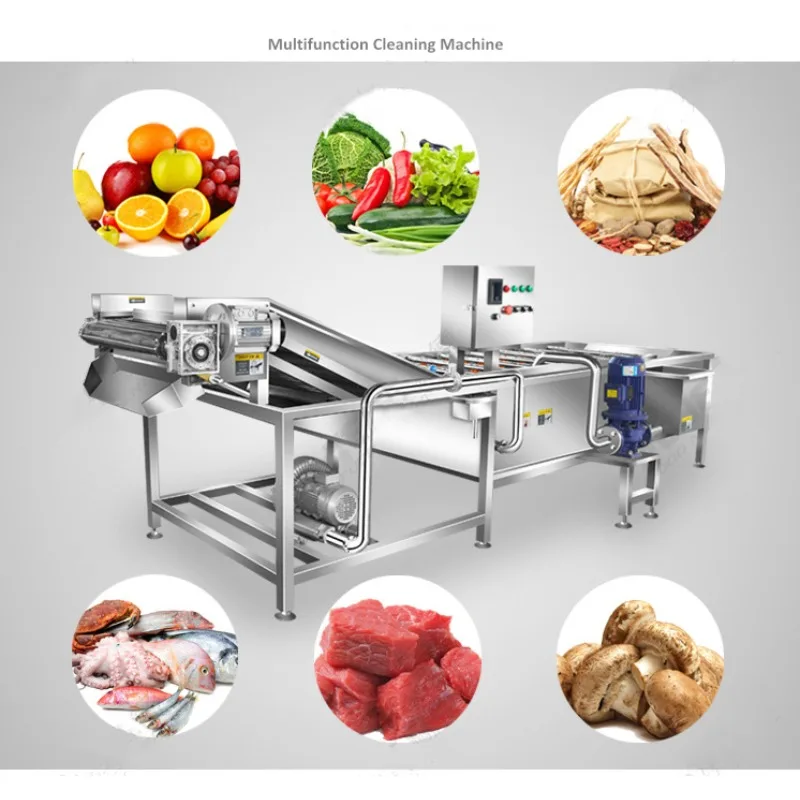 Vegetable Ginger Chili Garlic Onion Cleaning Machine Vegetable Fruit Kelp Mushroom Washing Machine