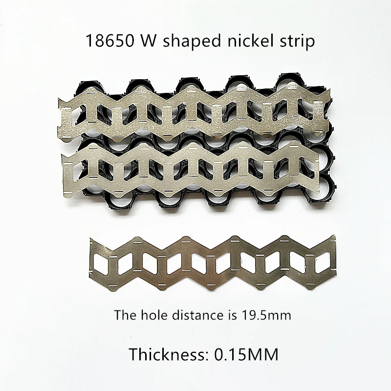 18650- und 21700-Batterie, 2P, gewellter Nickelstreifen, Nickelblech, W-Typ, Nickelstreifenspule, 2 Einheiten, W-Typ – Detail 7