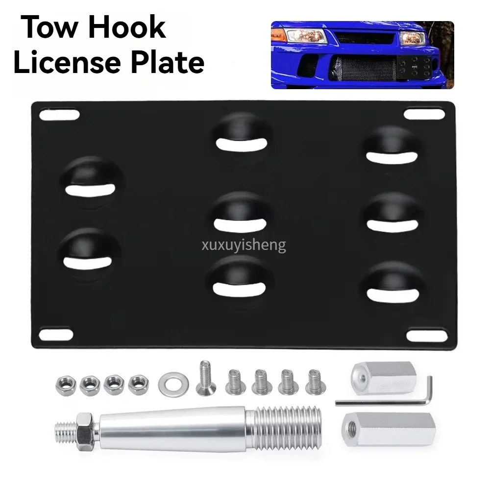 Gancho de reboque para para-choque Lantero, suporte de montagem para placa de matrícula para Infiniti G35 G3 de 2ª geração (2008-2017)