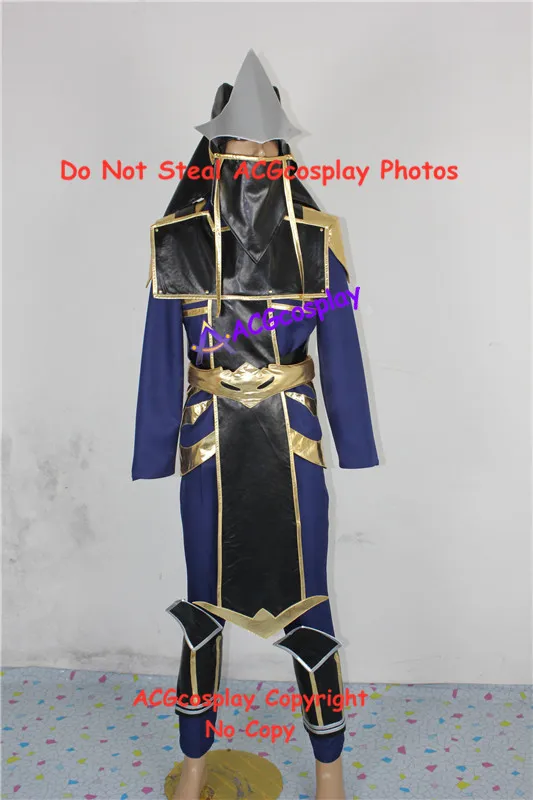 Samurai Warriors 2 Hanzo Hattori Cosplay Costume include headgear acgcosplay costume