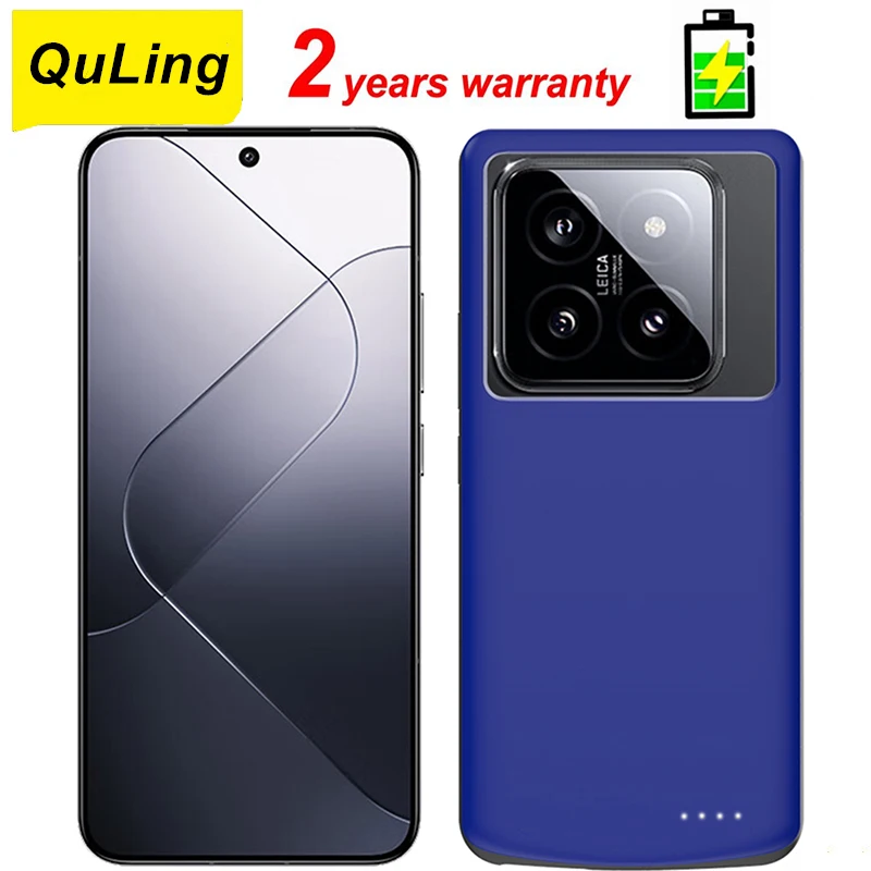 

New Powerbank Phone Cover For Xiaomi Mi 14 Pro 14 Ultra Battery Charger Cases Portable Power Bank For Xiaomi 14 Ultra Power Case