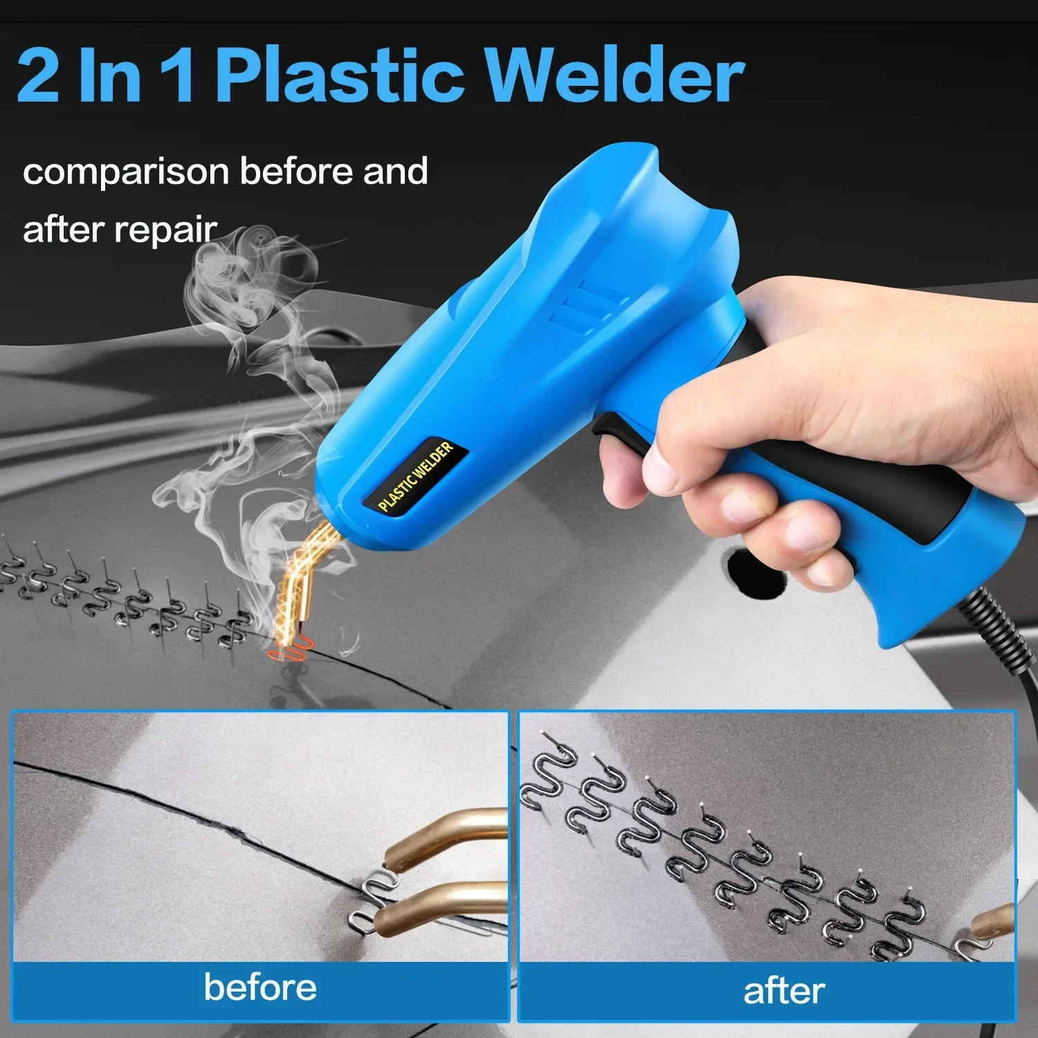 200W 110V 220V High-power Automobile Bumper Repair Machine Plastic Repair Welding Nail Plastic Tool XC-200