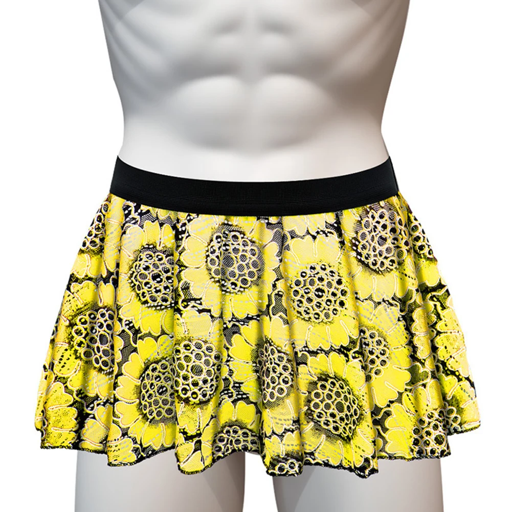 أنيق مريح أزياء الملابس الداخلية رجل الملحقات شبكة تنورة دانتيل منخفضة الخصر سراويل مثير الرجال سيسي الدانتيل الملابس الداخلية