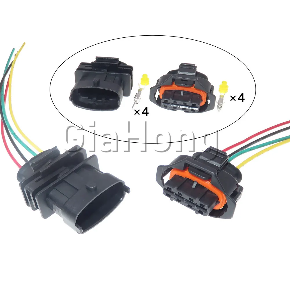 

1 компл. 4 способа 1928403736 1928404627 автомобильный Кондиционер разъем 1928403453 Автомобильный кабель гнездо для Chery A3/G3 кислородный датчик