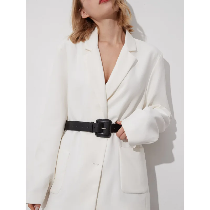 Instagram-geïnspireerd in nieuwe stijl, best verkocht op Xiaohongshu, stijlvolle damesriem met gesp en grensoverschrijdende damestailleband