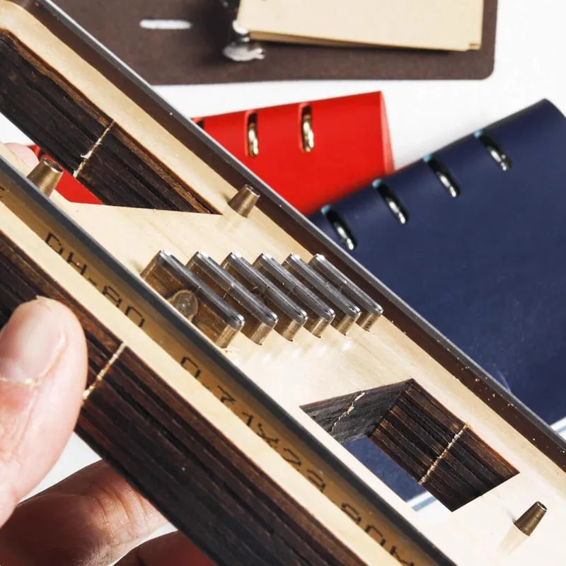 DIY Craft Scrapbook Tools - Leather Notebook Cover Cutting Template, Manual Leather Daily Production Supplies