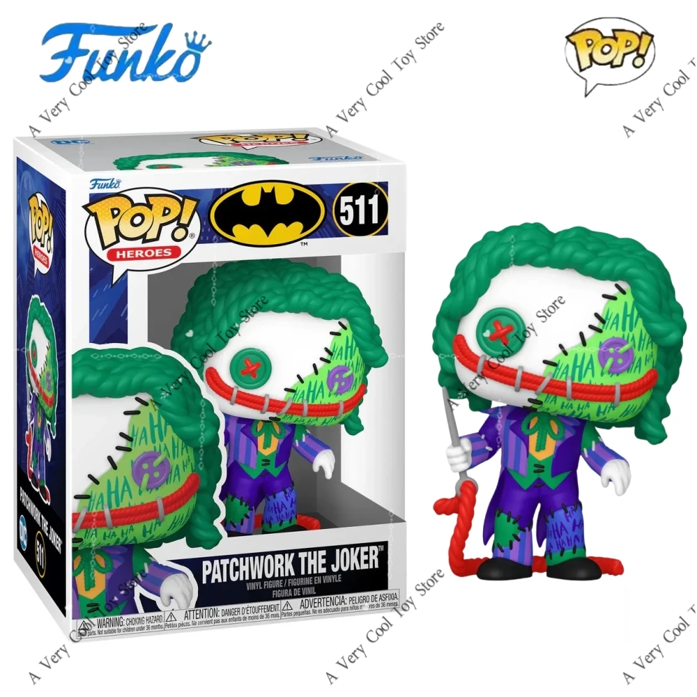 DC Comics Batman Figures Patchwork The Joker #511 Funko Pop Vinyl Figure Limited Edition Collect Decoration Model Toy Gift - Image 3