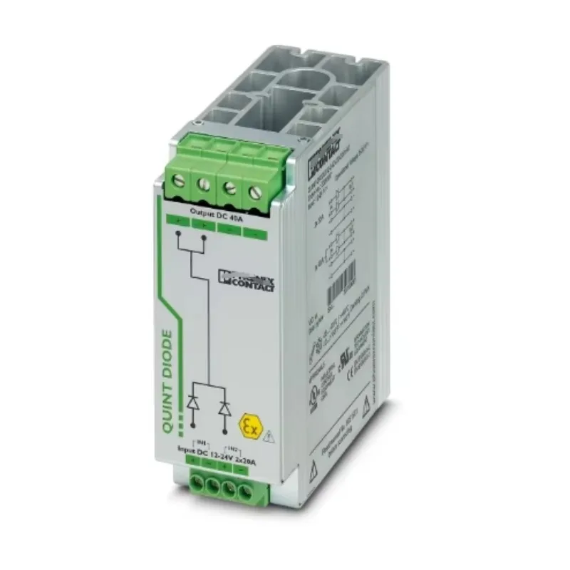 

In Stock PHOE-NIX QUINT-DIODE/12-24DC/2X20/1X40 - Redundancy Module 2320157