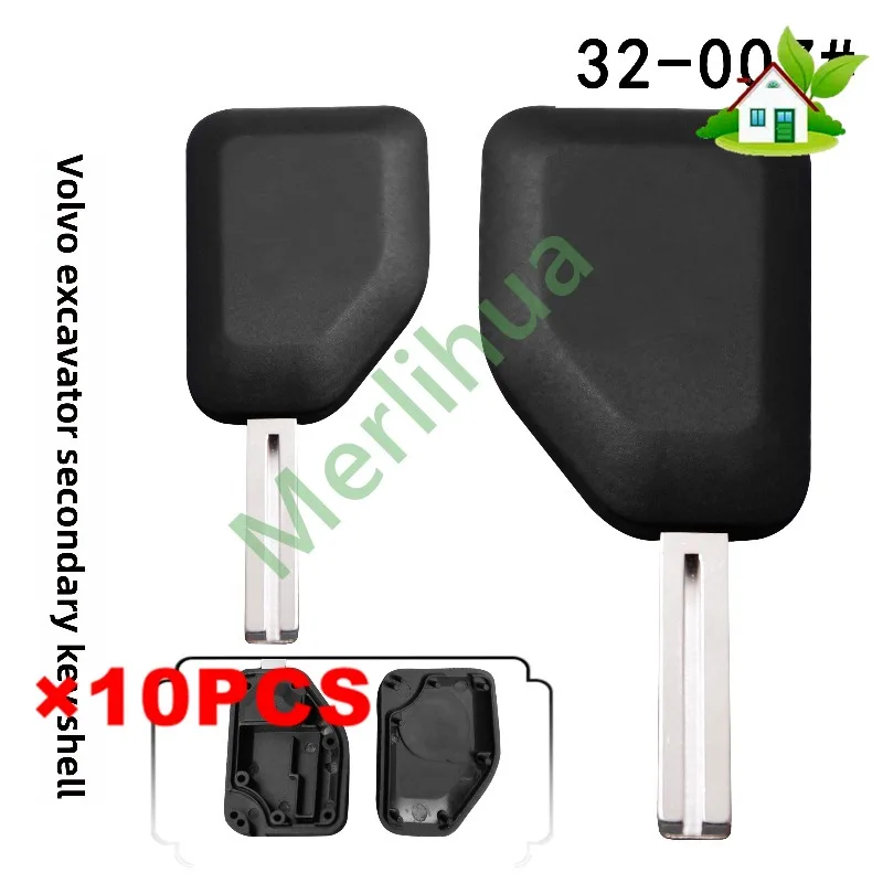 FOR Volvo Excavator EC55 EC60 EC210 EC360 EC480D Ignition Key Shell, New‑Style Spare Replacement Housing