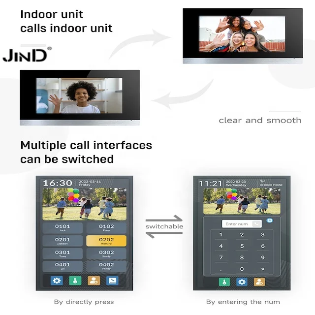 8 pulgadas IC/ID tarjeta reconocimiento facial 1080P HD TCP/IP sistema de intercomunicación Tuya Video puerta teléfono