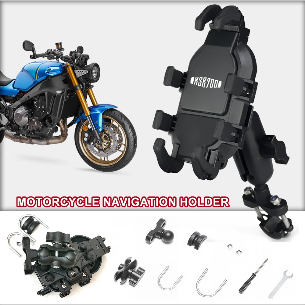 Upgrade Phone Holder Motorcycle 360° Adjustable Stand Shockproof For XSR900 XSR700 XSR155 XSR125 XSR250 XSR300 XSR500