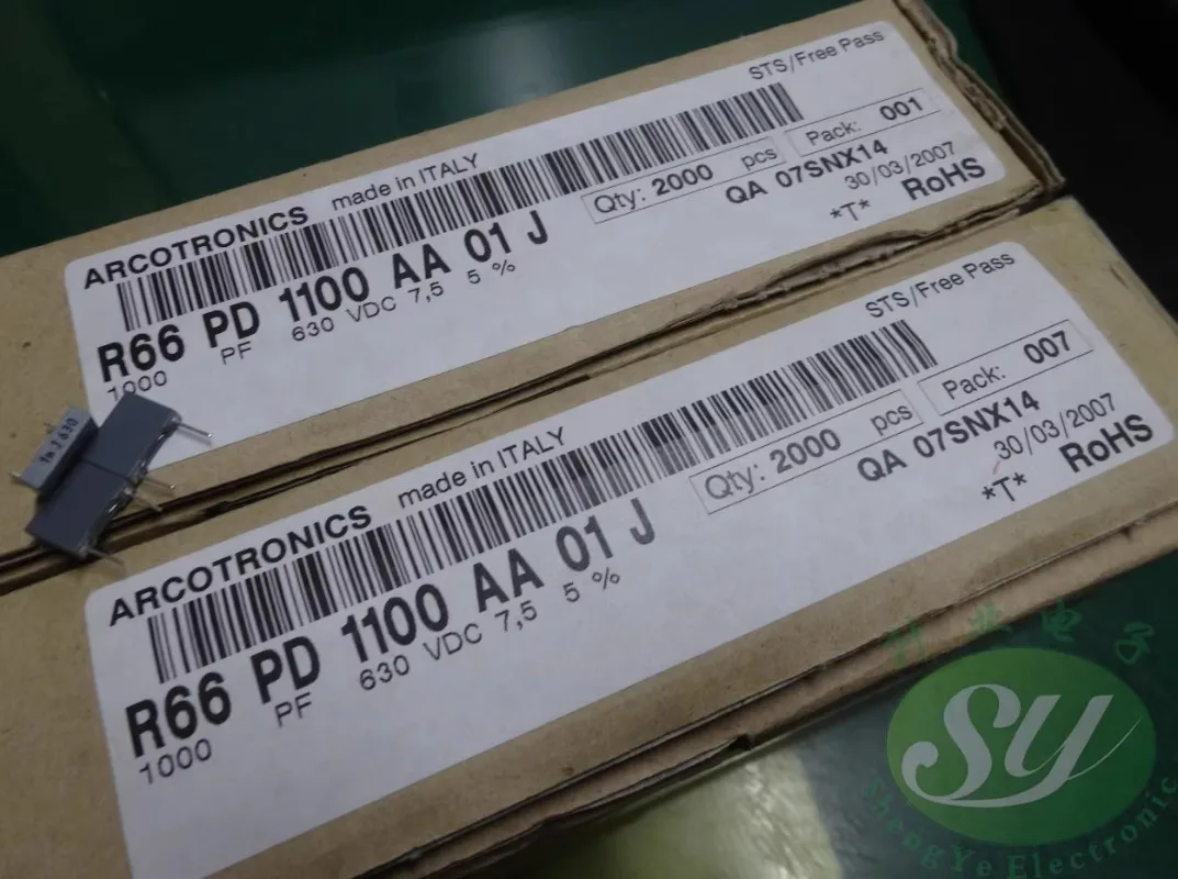 

20PCS AV R66 0.001uf/630V 1nf 1000pf 1n0 102 New film capacitor 8MM