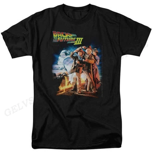 Back To The Future T Shirt Men Women Fashion T-shirt Cotton T-shirt Kids Hip Hop Tops Tees Tv Series Car Camisetas y2k tops