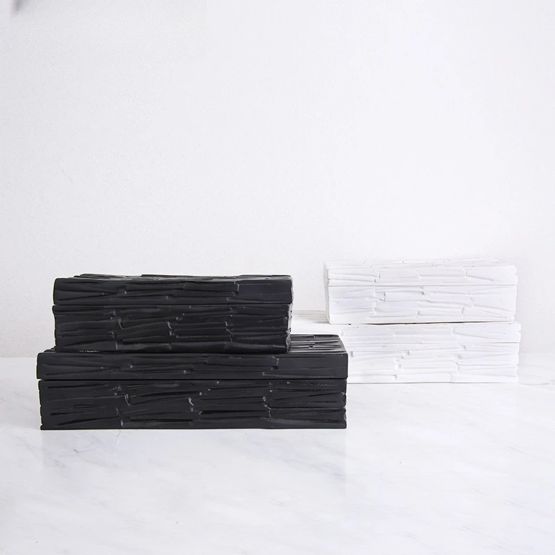 Nordic multi-slot creative decorative box home crafts, hotel storage box jewelry ornament storage is minimalist