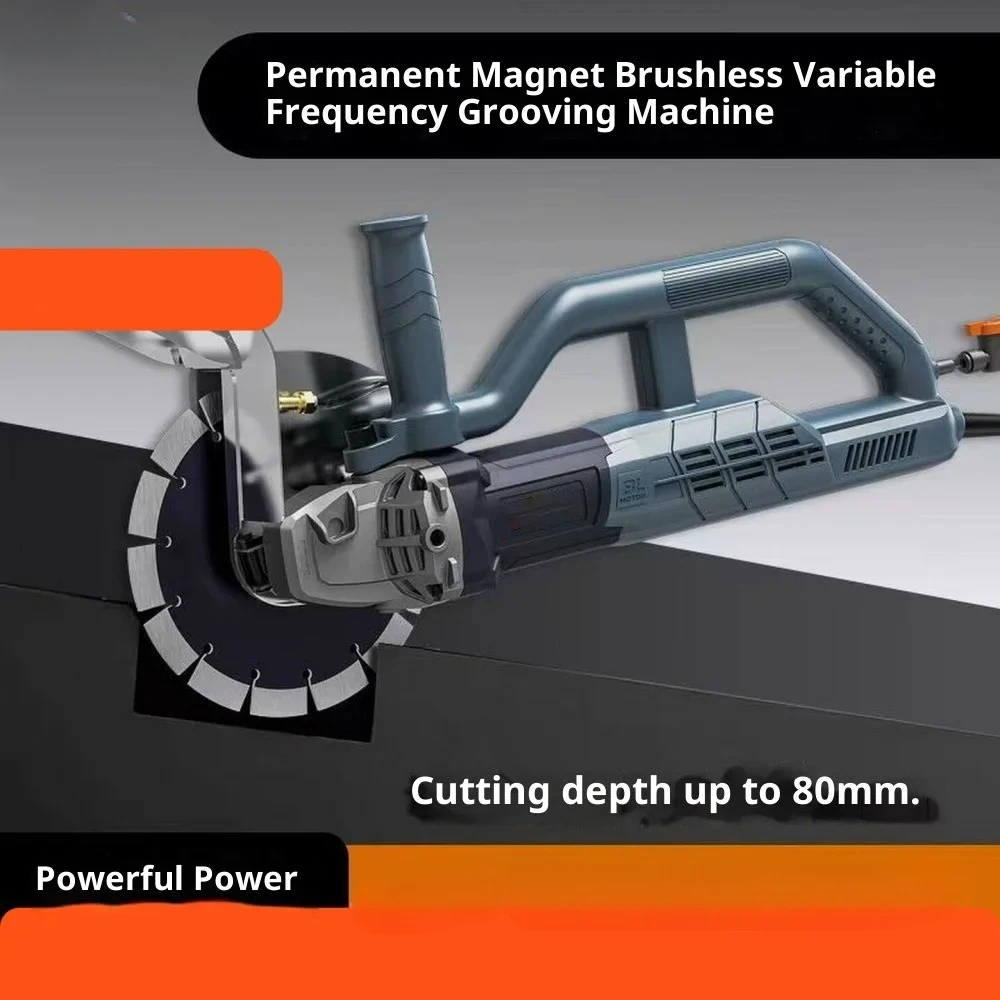 

New Model Brushless Slotting Machine 3800W - Lightweight Dust-Free for Water/Electricity Trough