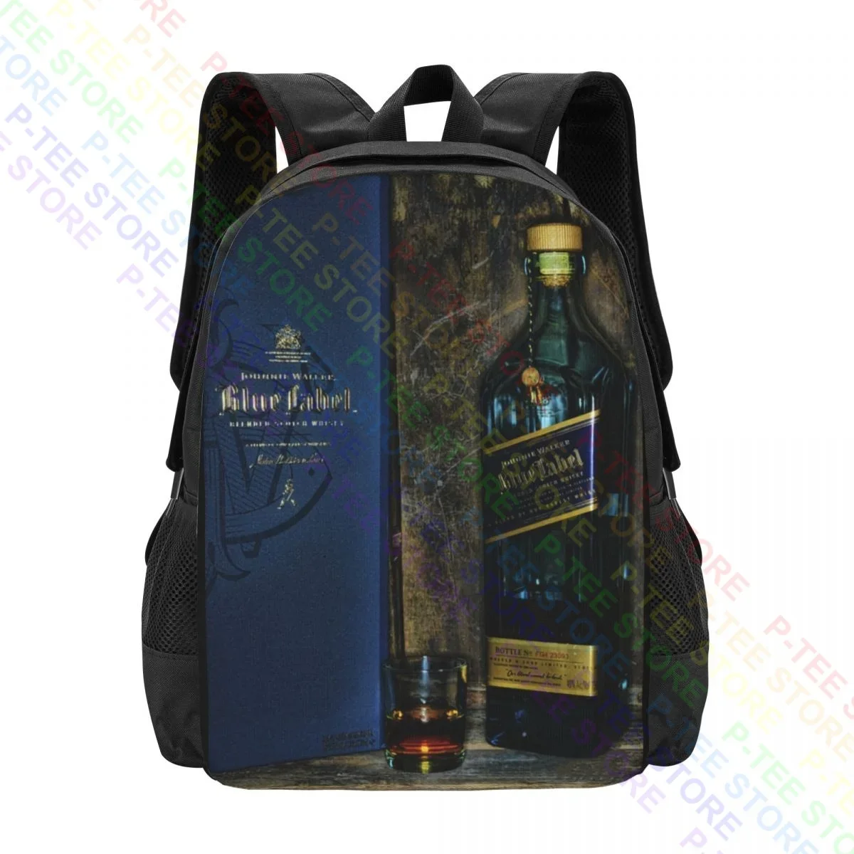 Johnny Walker Blue Label Whisky P-485Backpack Large Capacity Creative Eco Friendly