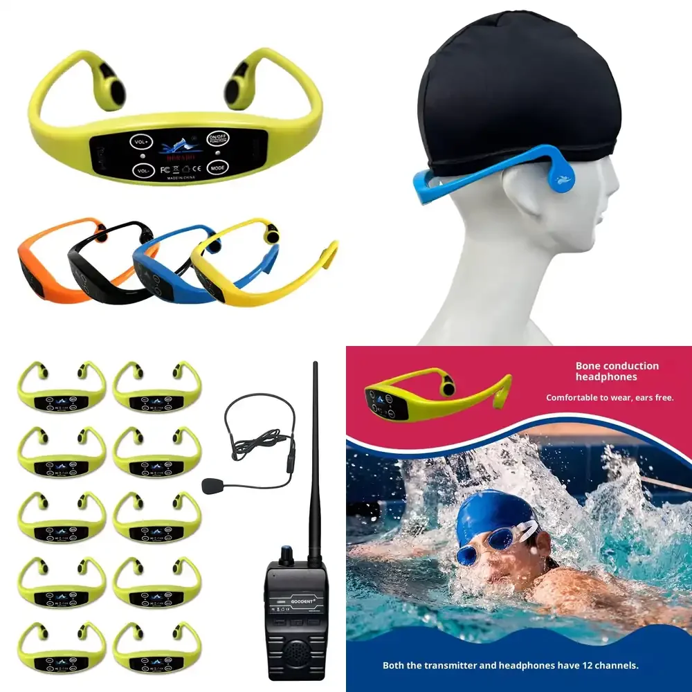 

Sailfish King H907 Open-Ear Conduction IPX5 Waterproof Wireless Swimming Training Walkie-Talkie Receiving Coach