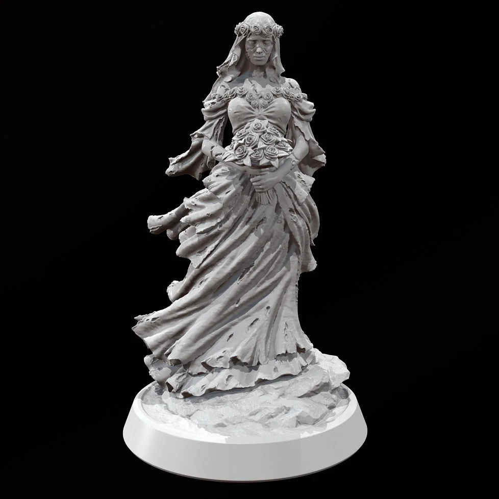 38mm 50mm 75mm model z żywicy zestawy figur beauty bezbarwny i samoorganizujący się druk 3D TD-6762/3D