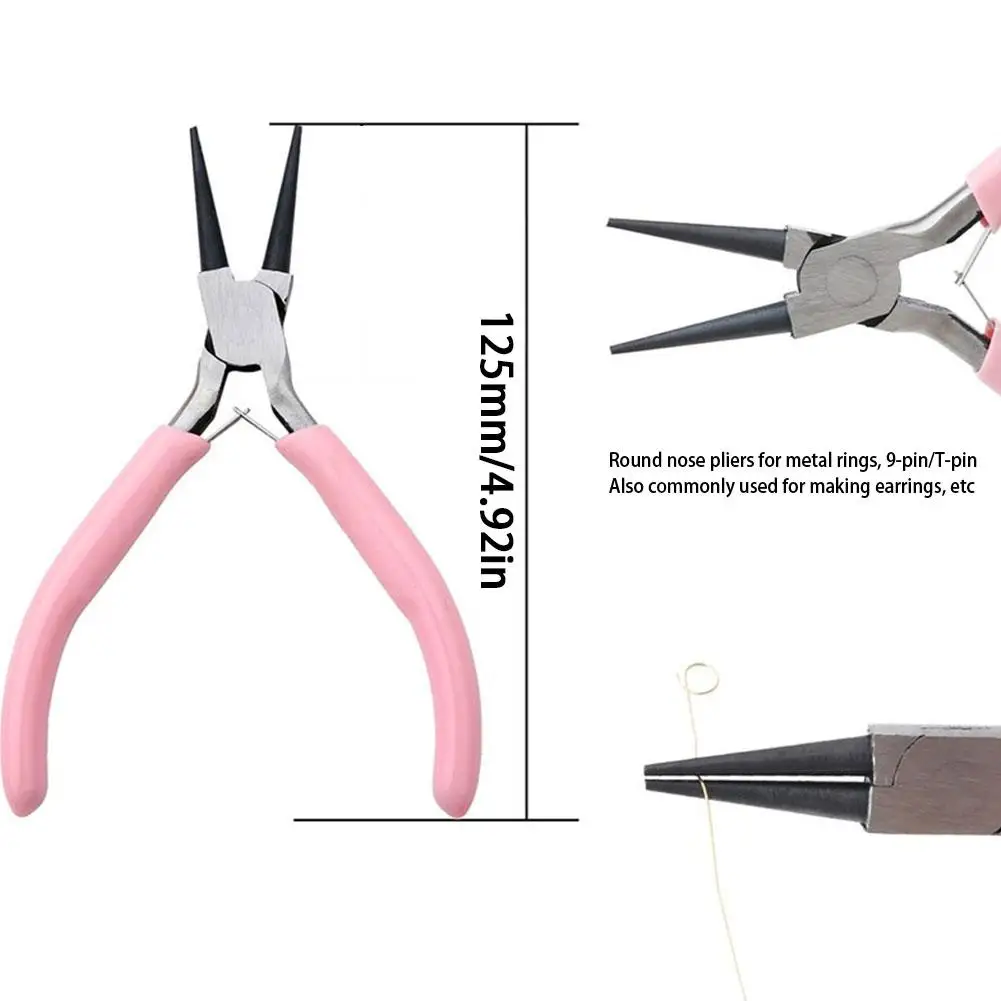 Mini Jewelry Pliers Jewelry Repair and Making Tools Kit Needle Wire Cutting Pliers for Bracelet Earring Handmade