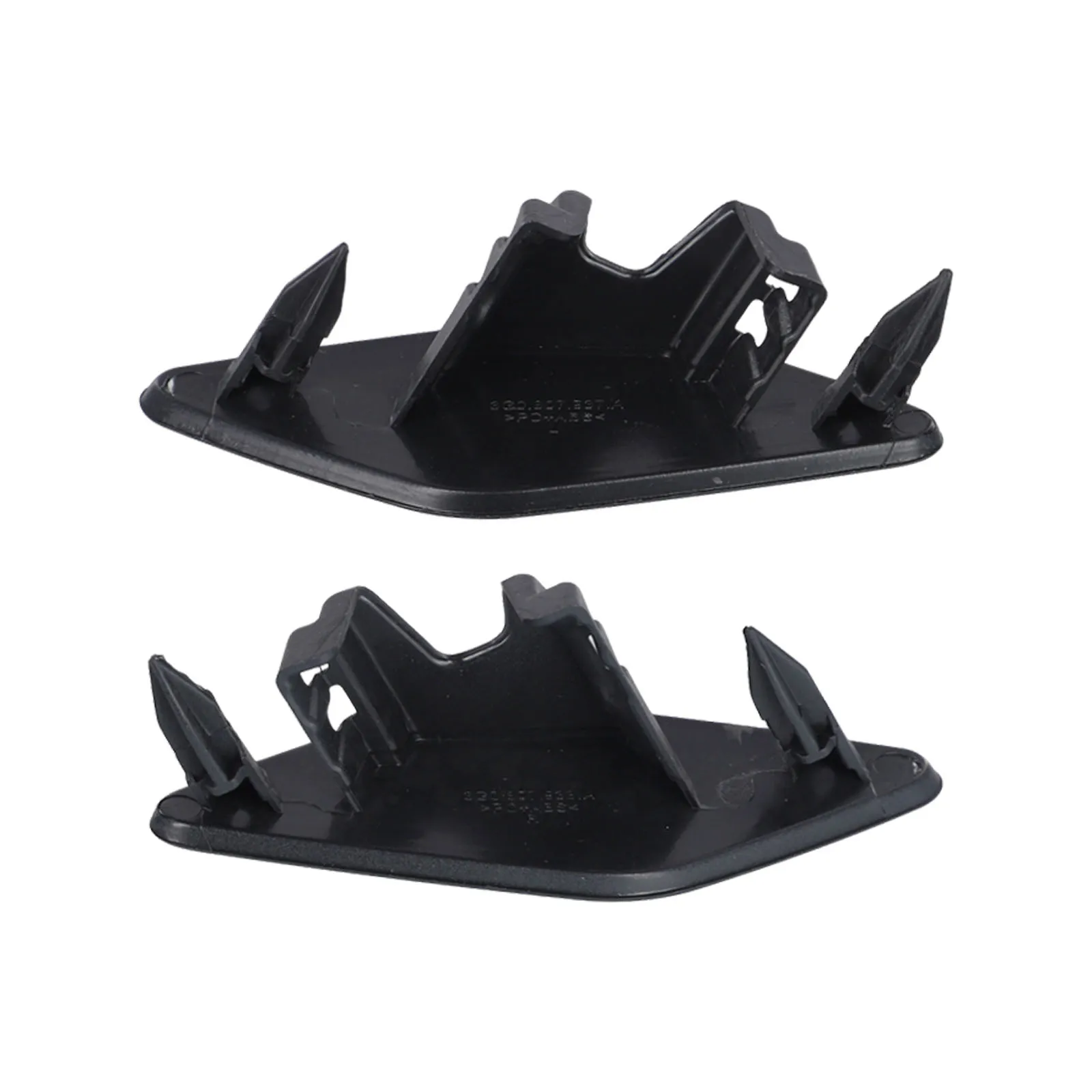 Automotive Washer Cap Headlight Washer Cover Left Right Fit Made Of Plastic Unpainted Finish 2 Pieces Included Car Maintenance