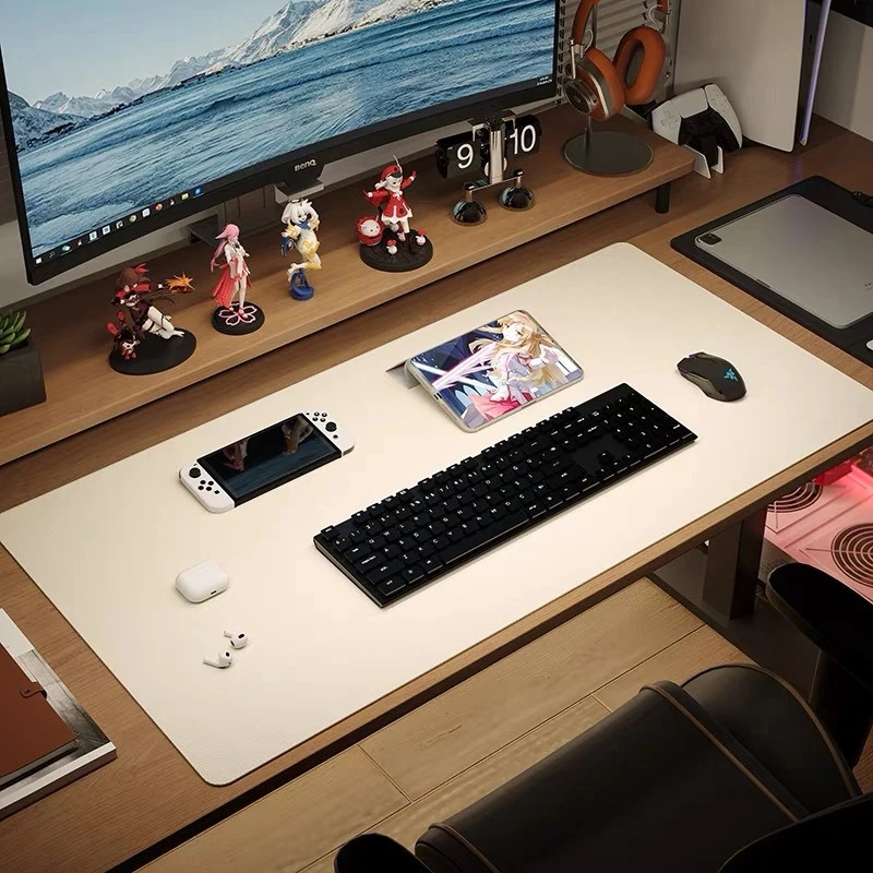 

Simplicity Office Desk Pad Premium Leather Non-Slip Keyboard Mat 30*60cm Computer Workstation Protector Waterproof Mouse Pad