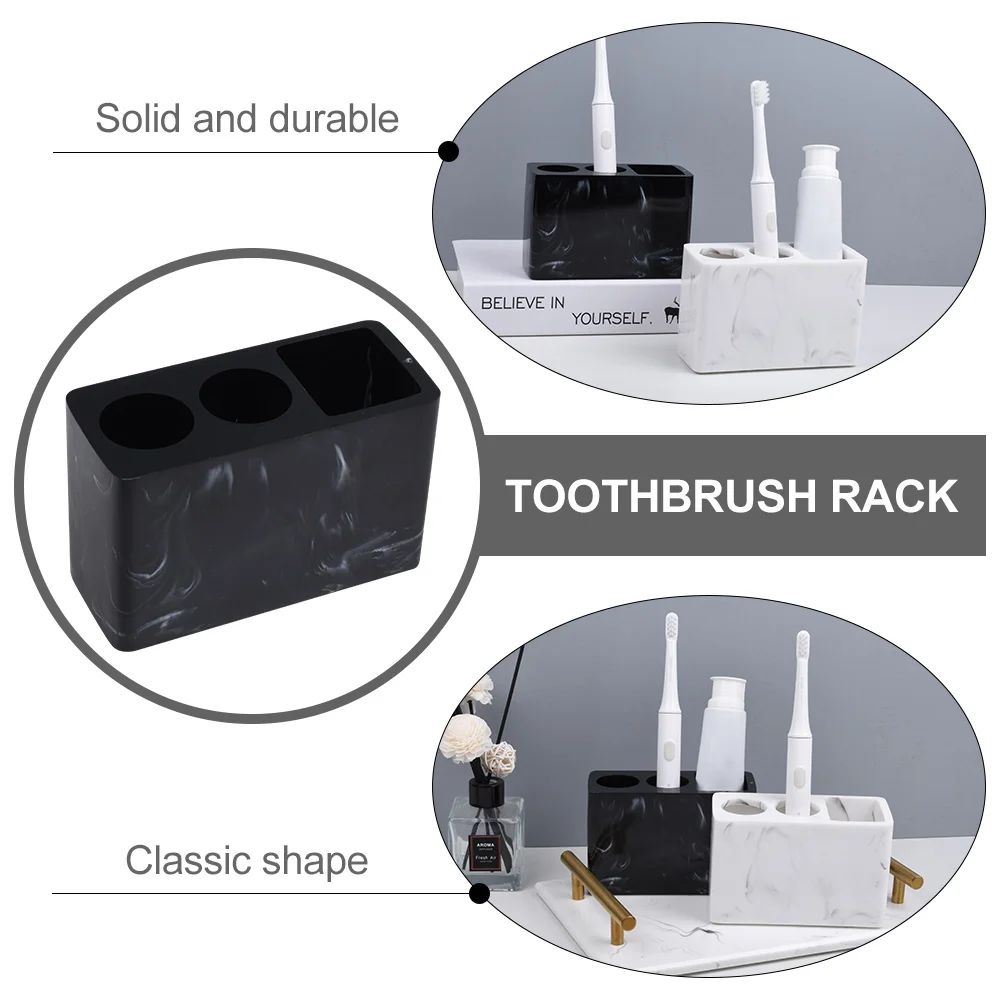 Żywiczny uchwyt na szczoteczki do zębów stojak na stół stojak elektryczny stojak na pastę do zębów łazienki biurko domowe dzieci