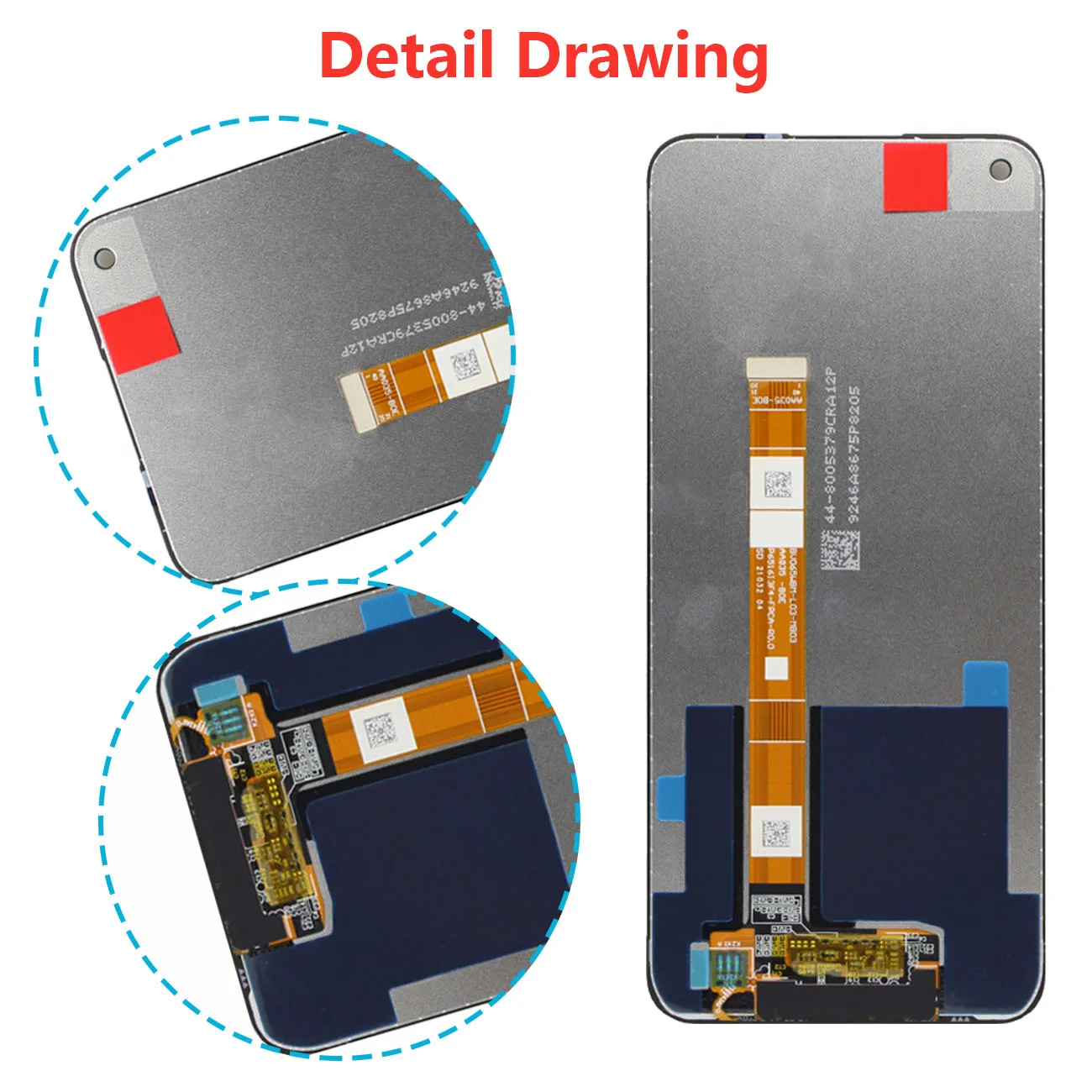 Replacement Touch Screen Digitizer Assembly Parts For  Oneplus Nord N100 With Frame BE2013 BE2015 BE2011 BE2012 LCD Display