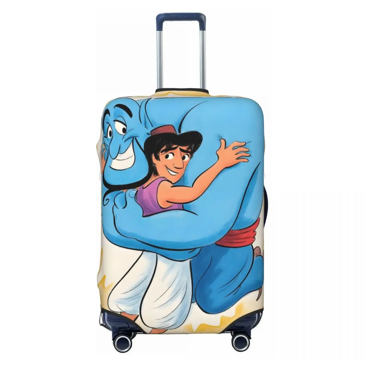 

Custom Cute Cartoon A-Aladdin Suitcase Cover Washable Luggage Protective Covers for 18-32 inch