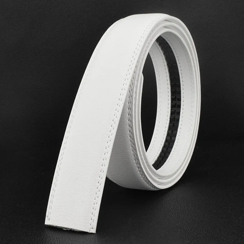 Alligator Belt Green 3.5cm Leather Automatic Belt Classic Fashion Personality Belt No Buckle