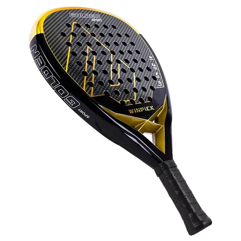 Manufacturer Diamond Customized Design Hot Sale 50% Carbon Padel Racket Professional Custom Paddle Padel Rackets