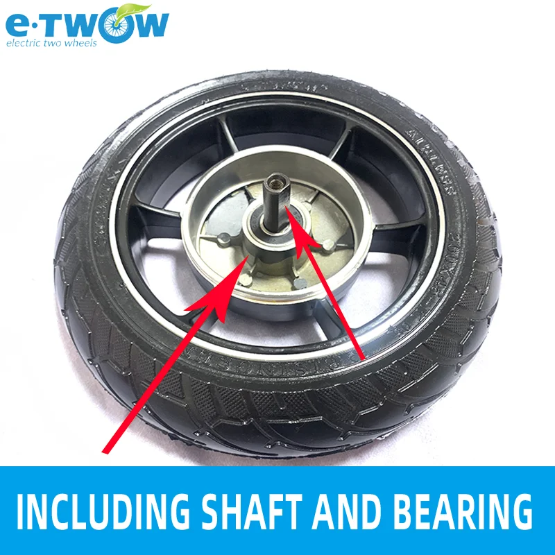 Original ETWOW Rubber Rear Wheel with Drum Brake for E-TWOW Electric Scooter