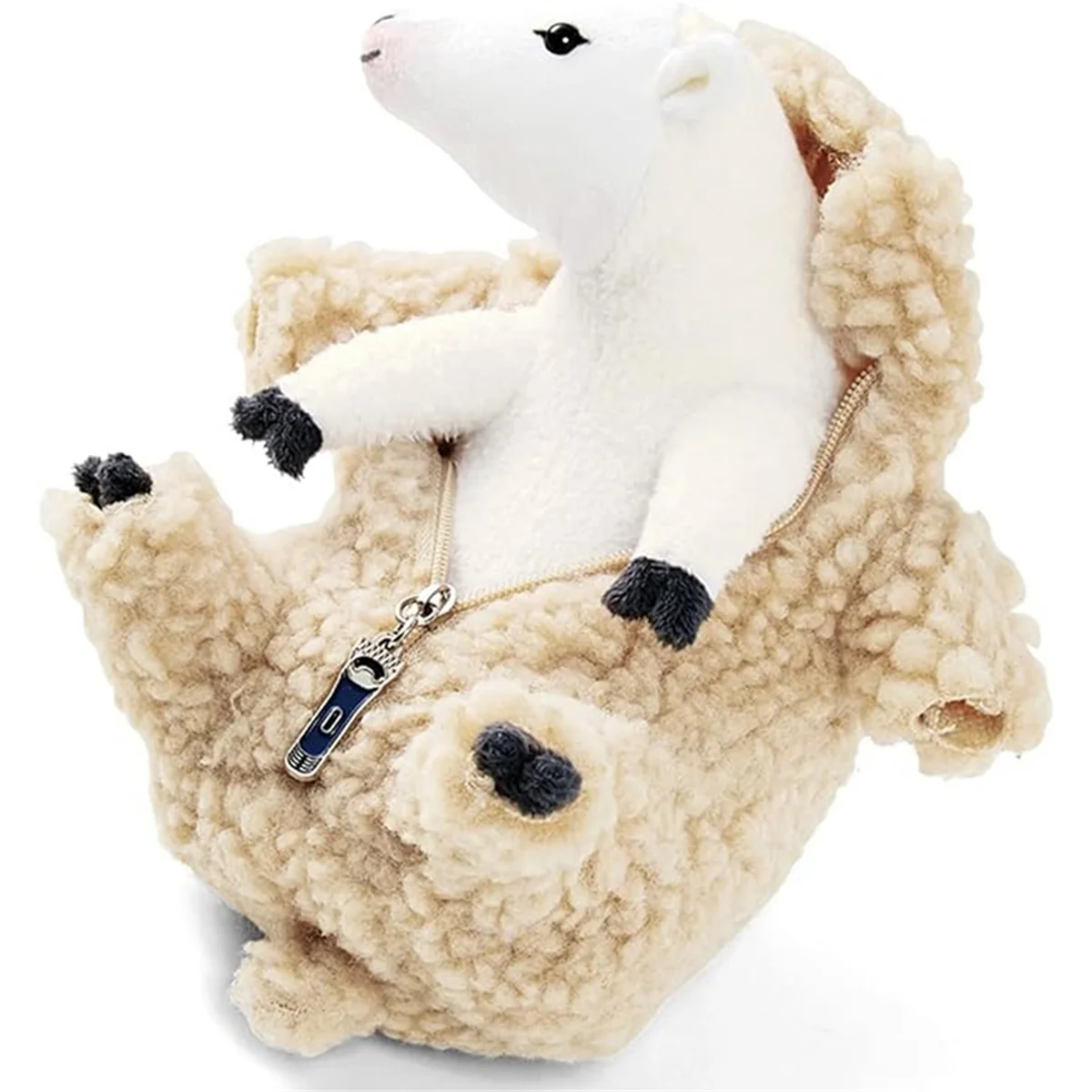 Plushies,โกนแกะ,ตลกแกะตุ๊กตาสัตว์,ตุ๊กตาน่ารัก,Sleeping Pet Buddy,ของขวัญวันเกิดที่ดีที่สุดสําหรับวัยรุ่น