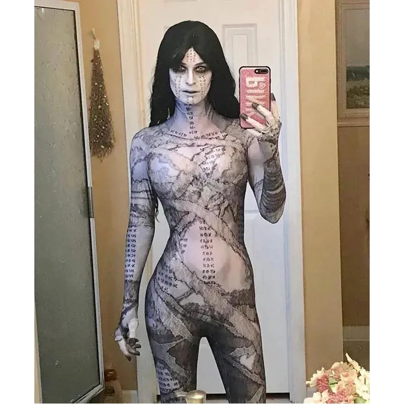 Adults Kids The Mummy 2 Cosplay Costumes Female Woman Anck Su Namun Superhero Zentai Suit Halloween Bodysuit