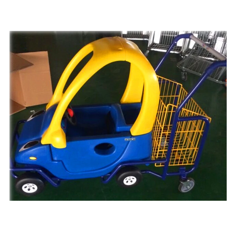 

RH-SK11 Детская продуктовая тележка 1320*590*970 мм с автомобилем и корзиной для покупок