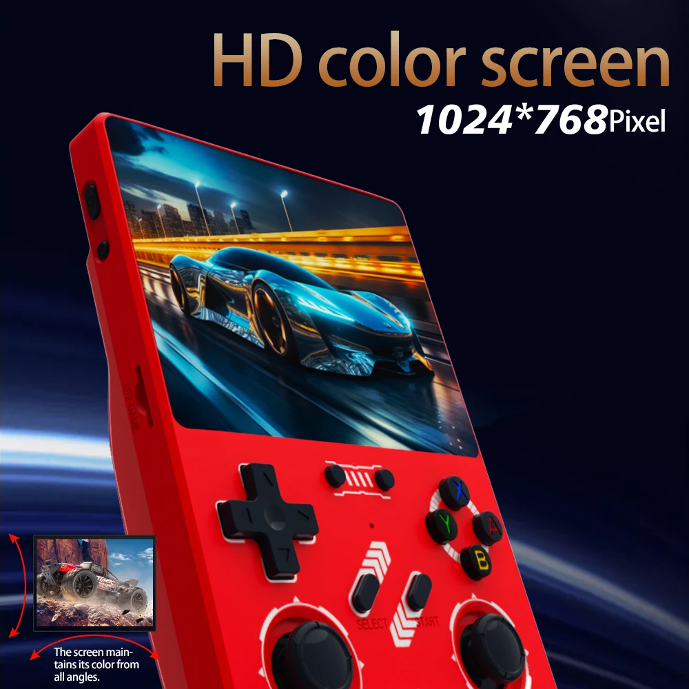NEW ARRIVAL! R40XX Retro Handheld Console - 4.2 inch HD IPS Screen, Built-in WiFi, 4000mAh Battery, Portable Video Player