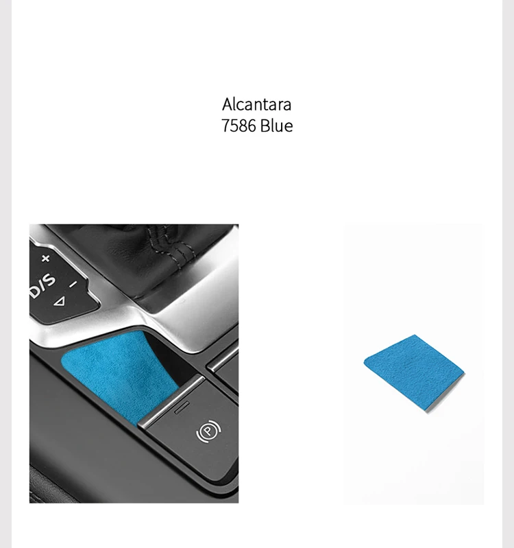 Für Audi A5 F5 A4 S4 S5 B9 Sport 2016+ Handbremsknopf-Verkleidungsaufkleber, Auto-Innenausstattung aus Alcantara, Autozubehör – Detail 9