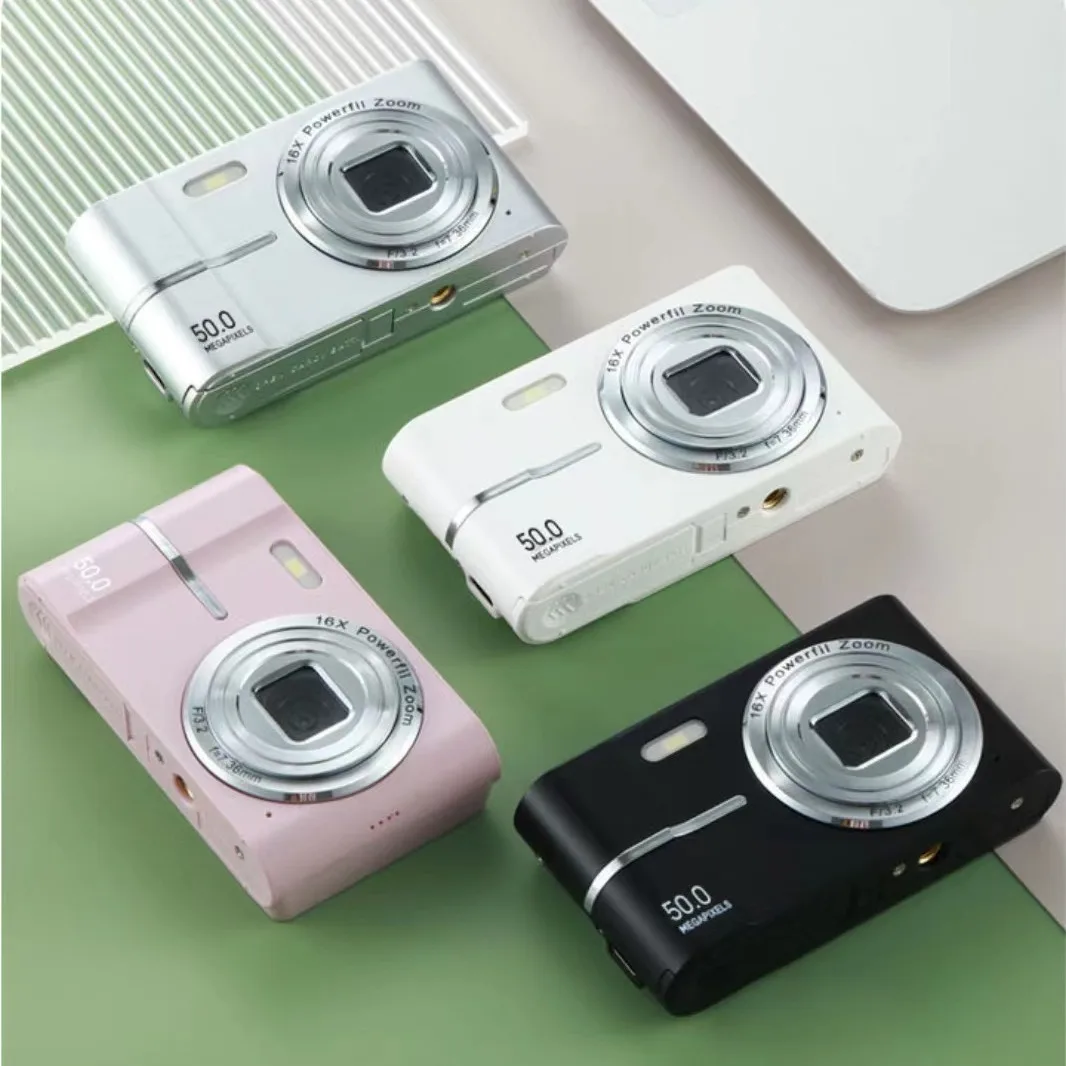 Fotocamera digitale da 50 MP Zoom ottico 16x Student Edition Macchina per schede CCD entry level economica Fotocamera DSLR portatile ad alto pixel