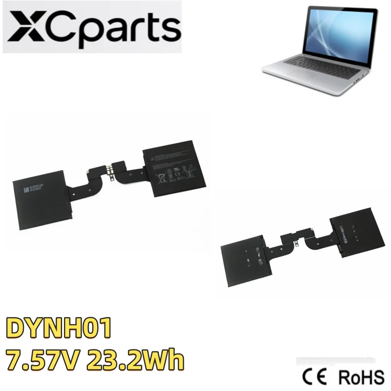 

New 7.57V 23.2Wh 3070mAh DYNH01 Laptop Battery for Microsoft Surface Book 2 15 Inch 1813 1793 Tablet 2ICP4/75/77