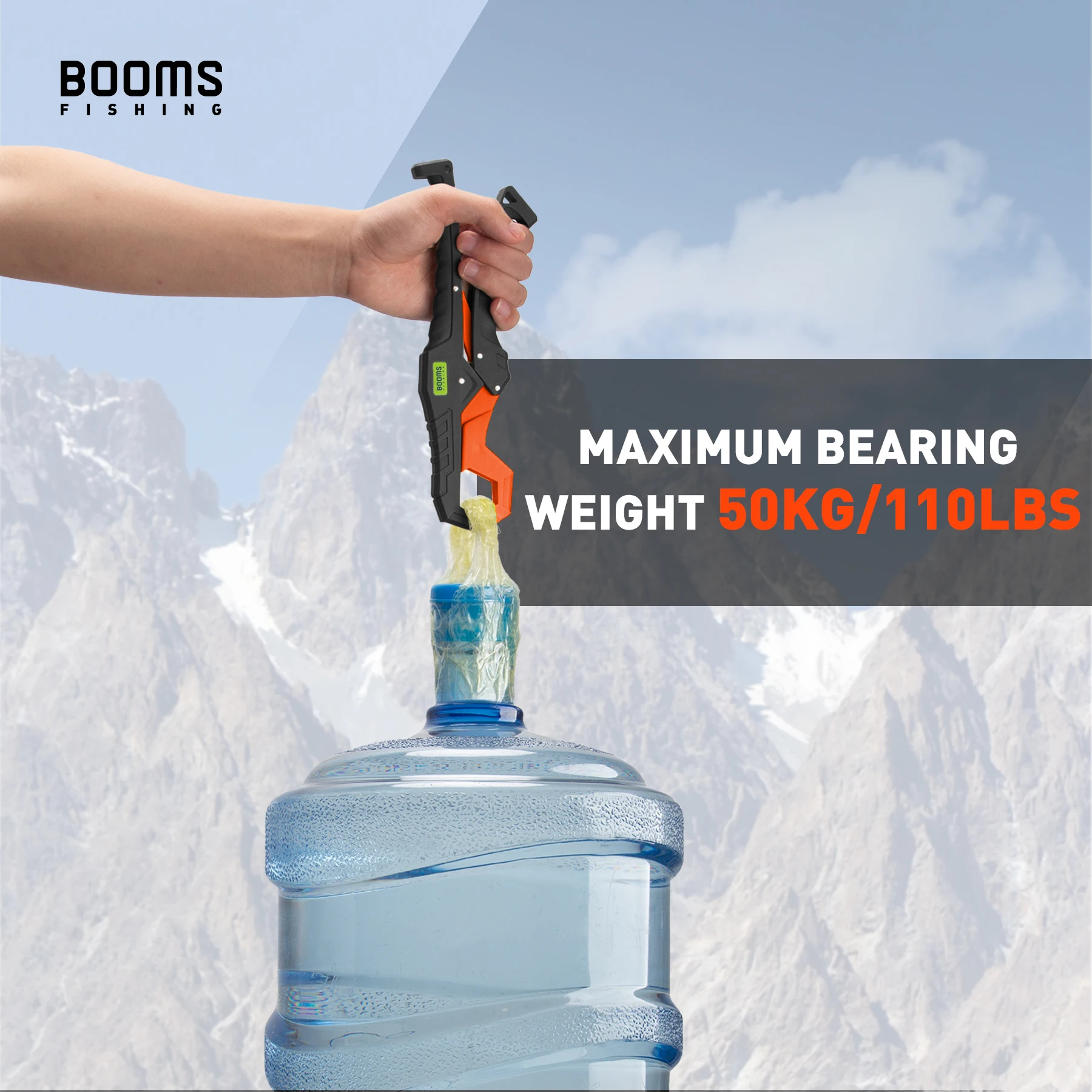 6 ألوان الصيد القابض كماشة 50 كجم قدرة تحمل قوية الأسماك الشفاه كليب قبضة تحكم الألياف الزجاجية المنتزع معالجة أدوات