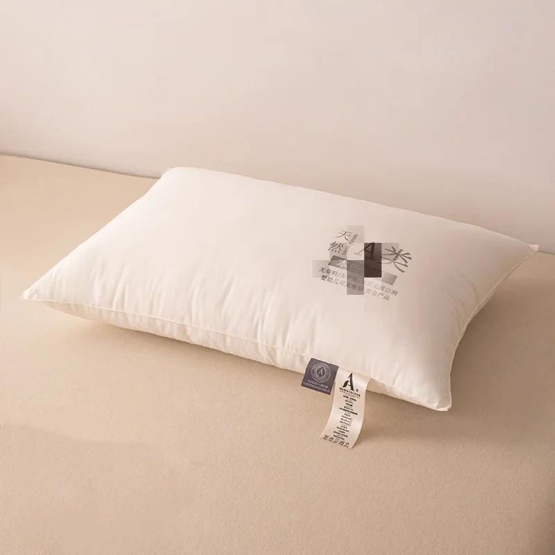 Type A 100% Cotton Face Sleeping Pillow Filling By Polyester Fiber Japan&Korean White Neck Health Care Low Pillow 40x60cm