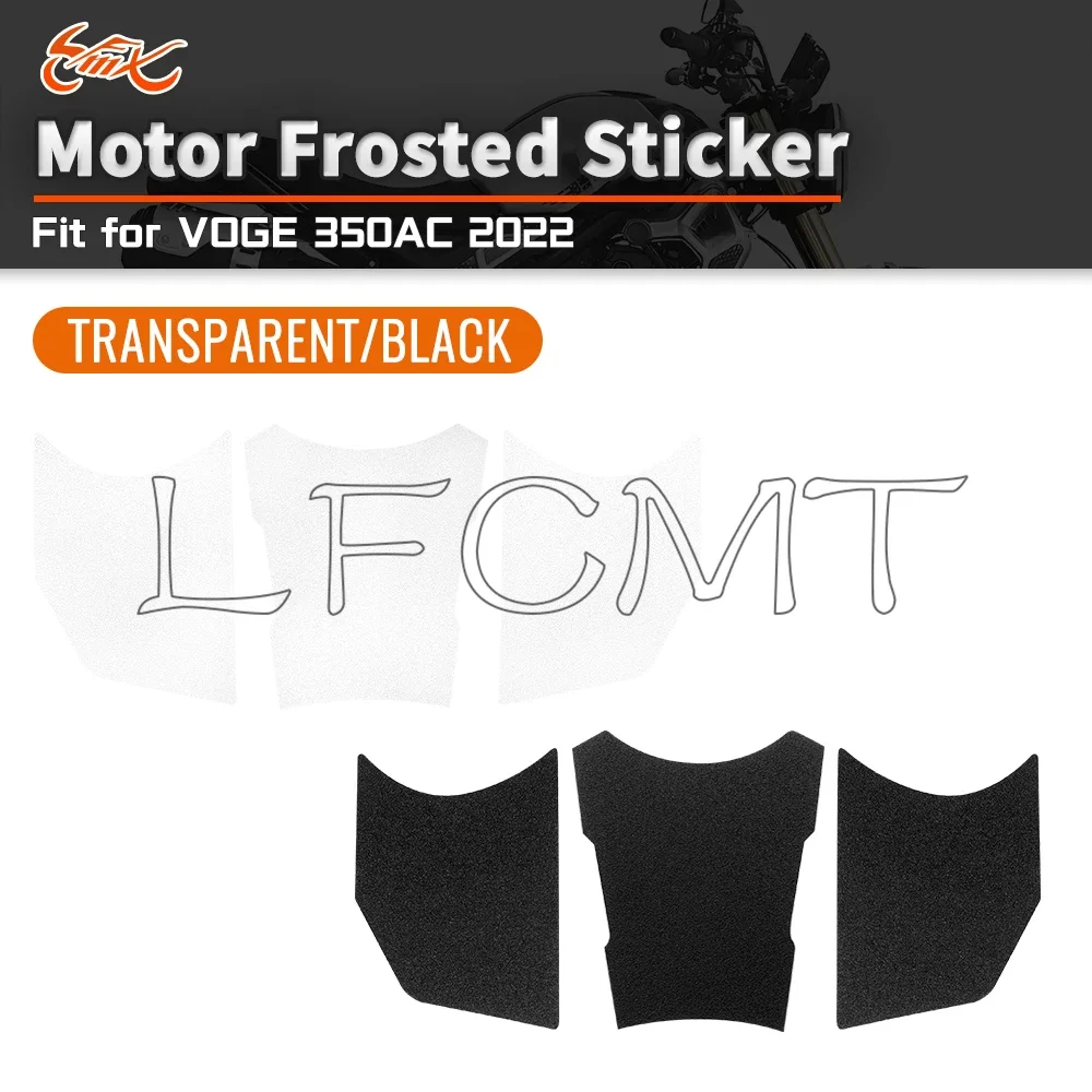 

Motorcycle Fuel Tank Pad Tankpad Protector Sticker Frosted Decal Knee Grip Traction Side Pad Fit for VOGE 350 AC 350AC 2022-